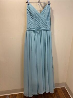 Allure Bridals  Braidmaids Strapless   Chiffon Floor Length  Gown Sz 14